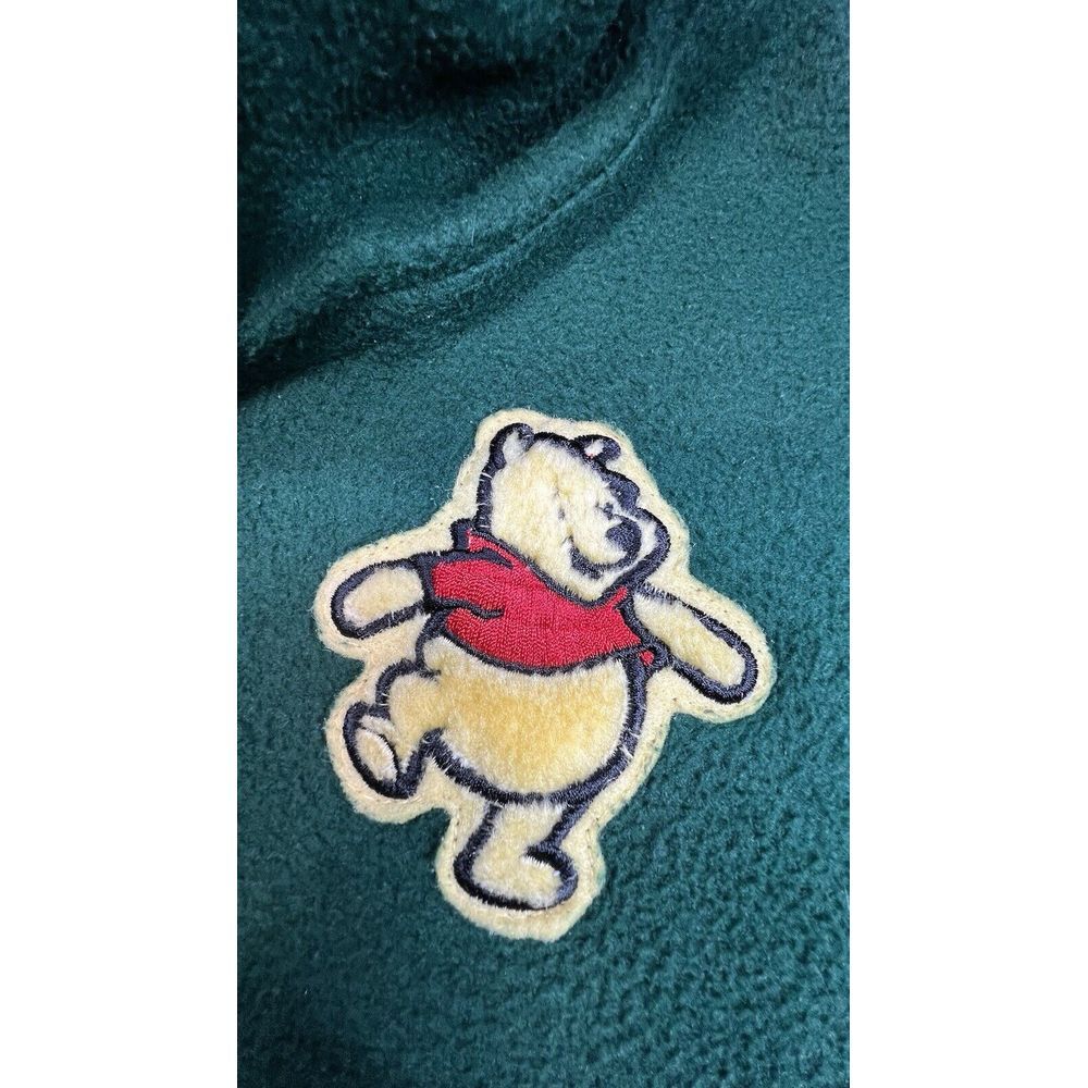 VTG 90's Disney Pooh‎ Applique Hoodie Kangaroo Pocket Sz Large